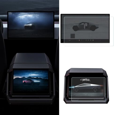 ThinSGO Screen Protectors for Tesla Cybertruck 2024 Clear HD, Tesla Dashboard Touchscreen Infotainment Display Cover 9H PET Ultra Tough, Front & Back (Clear) in Saudi Arabia