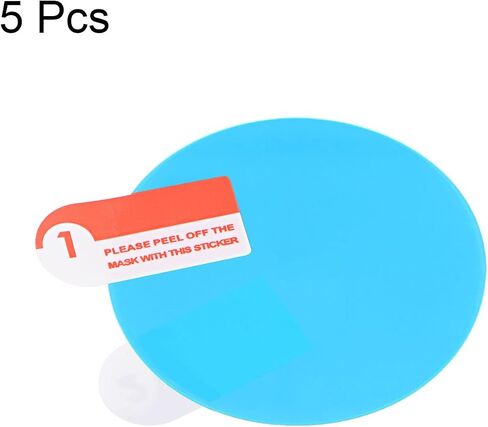 HARFINGTON 5pcs Watch Glass Screen Protectors 47mm Anti-Explosion Anti-Scratch Soft PET Ultra-Thin Universal Round Smartwatch Screen Protective Film Protector (for Flat Screen) in Saudi Arabia