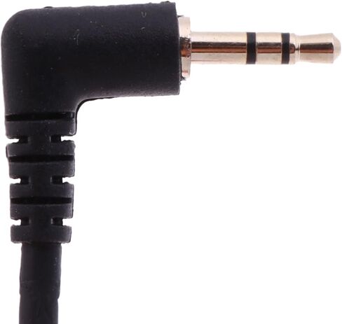 Gold Plated 2.5mm Male to 1/8 inch 3.5mm Female Stereo Audio Jack Adapter Cable Straight/Right Angle Connector,Audio Cable, 19cm, Elbow in Saudi Arabia