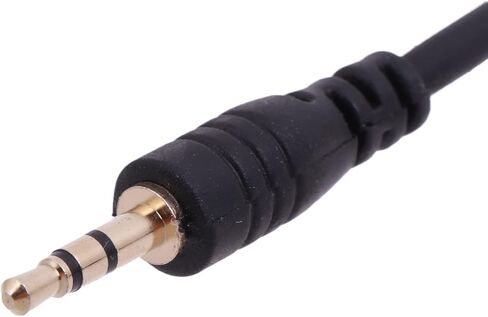 Gold Plated 2.5mm Male to 1/8 inch 3.5mm Female Stereo Audio Jack Adapter Cable Straight/Right Angle Connector,Audio Cable, 19cm, Elbow in Saudi Arabia