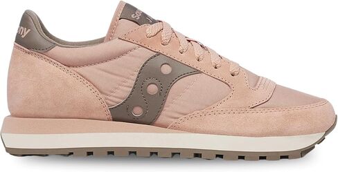 Saucony Women's Jazz Original Sneaker, Mauve/Brown, 8.5 in Saudi Arabia