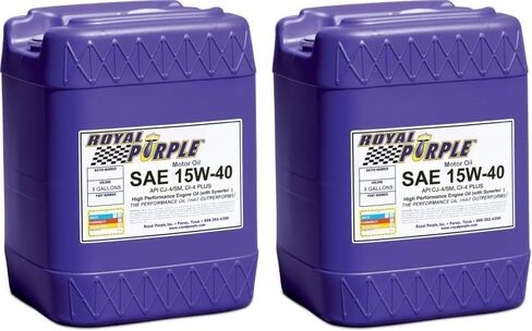 Royal Purple (06154-6PK API-Licensed Heavy Duty CJ-4 SAE 15W-40 High Performance Synthetic Motor Oil - 1 Quart, (Case of 6) in Saudi Arabia