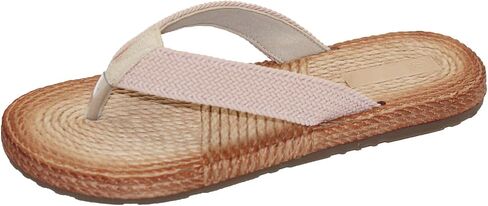 Women Flip Flops, Casual Comfortable Thong Sandals Bio Twine Rope Sole Slide Slippers Quick Dry Uppers Summer Beach Orthotic Shoes in Saudi Arabia