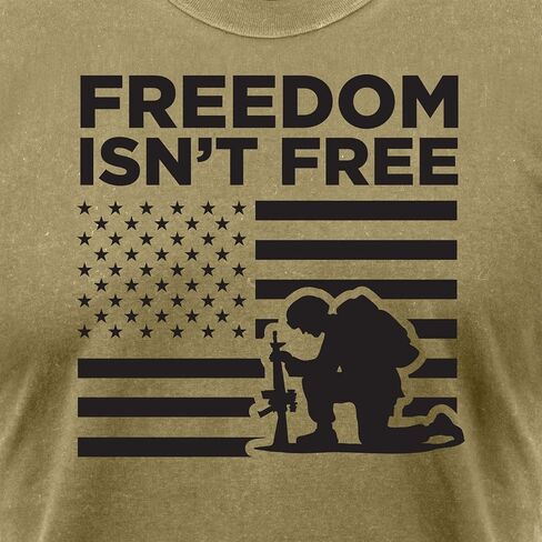 Rothco 19145 "Freedom Isn't Free T-Shirt Color : Olive Drab,Size : XL in Saudi Arabia