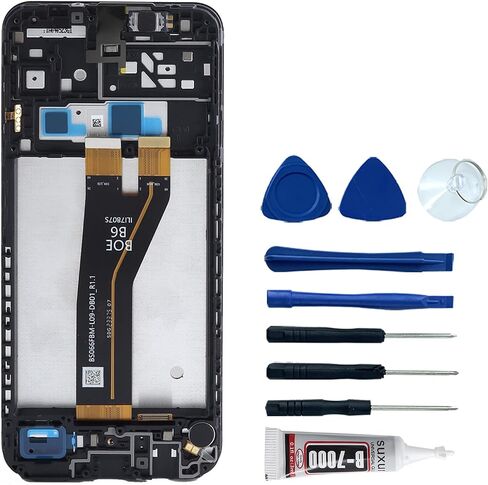 لهاتف Samsung Galaxy A14 SM-A145F SM-A145M A145M A145F A146B شاشة LCD تعمل باللمس مجموعة محول رقمي مع استبدال الإطار 6.6 بوصة (غير مناسب SM-A145P) in Saudi Arabia