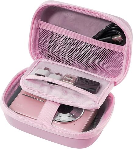 ProCase Small Digital Camera Case for KODAK PIXPRO FZ55/FZ53/FZ45/FZ43, Hard Shell Camera Case, Cute Compact Travel Carrying Protective Camera Storage Case for Kids -Black in Saudi Arabia