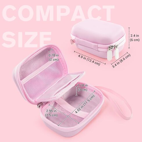 ProCase Small Digital Camera Case for KODAK PIXPRO FZ55/FZ53/FZ45/FZ43, Hard Shell Camera Case, Cute Compact Travel Carrying Protective Camera Storage Case for Kids -Black in Saudi Arabia