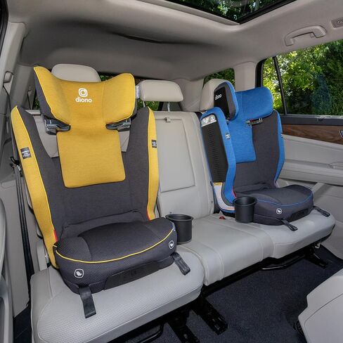 حاملات أكواب مقعد السيارة من ديونو لمعززات مونتيري 5iST و6XT عالية الظهر، عبوة من حاملي أكواب، أسود in Kuwait