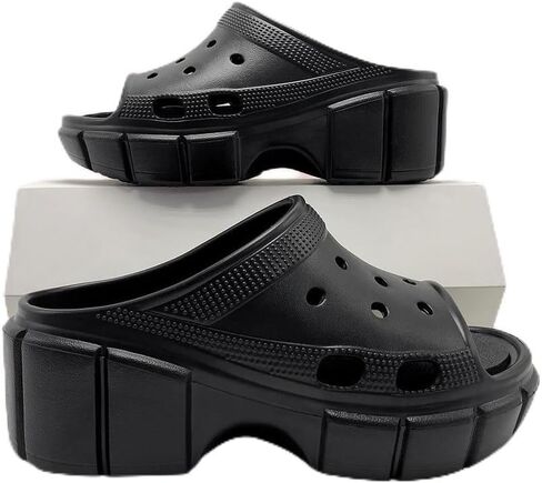 Women's High Heeled Clogs, Slippers Platform Sandals for Beach, Pool, Yard, Garden in Saudi Arabia