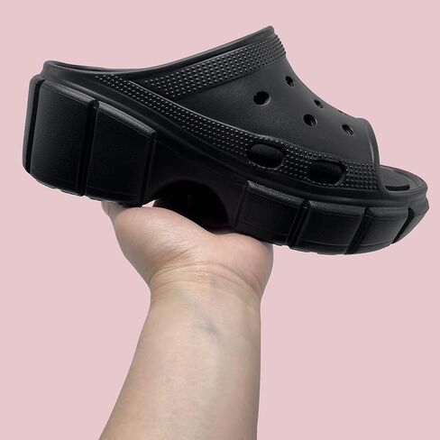 Women's High Heeled Clogs, Slippers Platform Sandals for Beach, Pool, Yard, Garden in Saudi Arabia