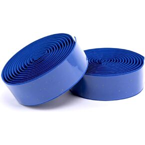 New Super Soft Bike Bicycle Cycling Handlebar Grip Tape Wraps Adhesive Back with Bar Plugs (Multi-Color)
