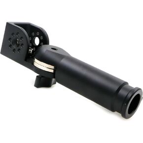 Alvins Multifunctional Tripod Mount adapter with 3/8“ and 1/4" mounting Cube, 180 adjustable, suitable for cameras, monitors, microphones and video wireless transmission