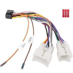 16Pin Radio Wiring Harness Compatible with Toyota Camry Corolla Highlander Matrix Prius RAV4 Yaris, 10/6Pin Car Stereo Wire Adapter Connector for Subaru Forester Impreza Legacy WRX