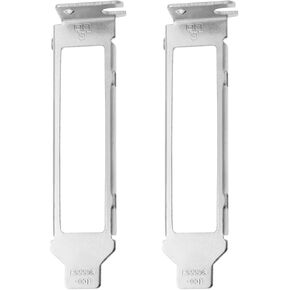 SING F LTD 2Pcs Quad Port Generic Low Profile Short Bracket for Intel I350-T4 E1G44ET NC365T E1G44ET2 Compatible with DELL H092P HM9JY K828C