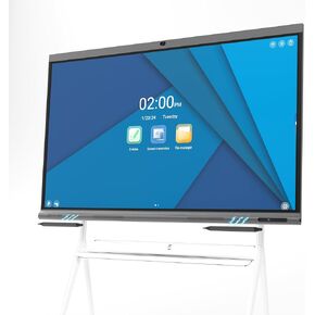 TIBURN Smart Board, 65 Inch Smart Writing Board with Auto framming Camera, 4K UHD Touch Screen All-in-One Computer for Office and Classroom with an Open App Ecosystem(Board Only)