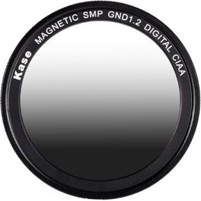 Kase Wolverine Magnetic Soft Graduated ND 4 Stop ND16 Filter + Magnetic Adapter for Compact Digital Camera Compatible with Sony RX100