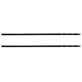 MAXTOOL No. 13x6" 2pcs Aircraft Extension Drills Dia 0.185" HSS M2 Extra Long Deep Twist Drill Bits Wire Gauge Numbered Straight Shank; ACN02B06R13P2