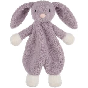 Apricot Lamb Bunny Snuggler Blanket Soft Loveys for Babies, Security Blanket for Baby Boy and Girl, 10.3 Inches for Infant and Toddlers