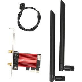 7265AC Pro PCIE Card 1200Mbps 5GHz Dual Band4.0 Plug and Play, PCIEx1 Compatible, for Win 7 8 10 11