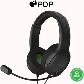 PDP AIRLITE Wired Headset: Electric Carbon - Xbox Series X|S, Xbox One, & Windows 10/11 PC