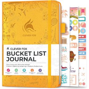 Clever Fox Bucket List Journal Large – Inspirational Book for Memories & Adventures – Motivational Bucket List Notebook for Couples, A4 (Rose Gold) in Kuwait