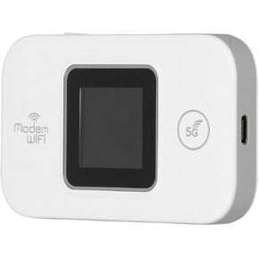 4G LTE Portable Router for Travel, 300Mbps High Speed 4G Pocket Mobile Hotspot with Color Screen, Up to 10 Devices, USB Powered, 4G B1/3/7/8/20/38/40/41