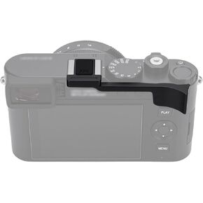 Thumb Up Grip for Leica D-LUX8 Camera, Aluminum Alloy Metal Thumb Grip with Hot Shoe Cover Protector Thumb Rest Support Holder, Not Affect The Use of DLUX8 Camera Buttons, D-LUX 8 Camera Accessories
