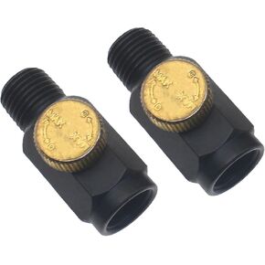 FDXGYH 2 Pcs In-Line Air Flow Regulator Adjustable 1/4" NPT Male x 1/4" NPT Female Air Flow Regulator Control Tool
