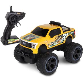 NKOK RC Ford Bronco Raptor Monster Truck; Rear Wheel Drive for Drifting Mastery; Bouncy and Grippy Tires