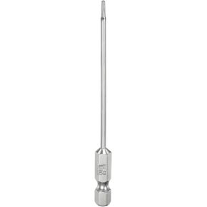 HARFINGTON T10 Security Torx Bit 1/4" Hex Shank 4" Long S2 Steel Magnetic Tamper Resistant Star Bits Screwdriver Torx Head with Hole for Driver Drill Bits Remove Fastening Screws