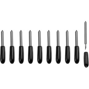 uxcell 10Pcs Fine Point Cutting Blade for Maker/Maker 3/ExploreAir/Air 2/Air 3 Cutting Machines Fine Point Blade Replacement Gold Tone