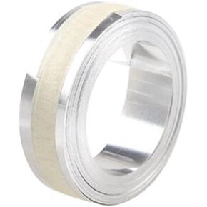 Aluminum 3D Manual Embossing Tape Self-Adhesive Metal Label Maker Refill Compatible with DYMO Label Makers M1011/M11-1 Roll 12mm*3.65m