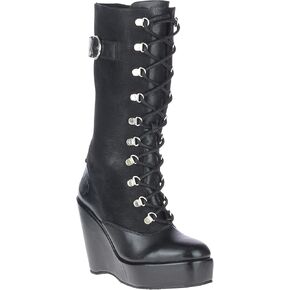 HARLEY-DAVIDSON FOOTWEAR women's Celina 10" Lace Wedge Fashion Boot