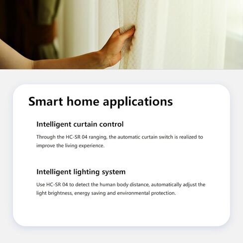 طقم مستشعر بالموجات فوق الصوتية 5 قطع من SmartSense مع دعامات تثبيت وأسلاك توصيل لـ Arduino وRaspberry Pi - حزمة وحدة استشعار المسافة in Saudi Arabia