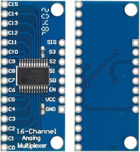 10pcs CD74HC4067 16-Channel Analog Digital Multiplexer Breakout Board Module for Arduino 2V-6V Microcontroller 16 Device RX Lines in Saudi Arabia