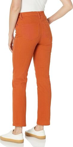 Gloria Vanderbilt Women's Plus Size Amanda Classic High Rise Tapered Jean, Terracotta in Kuwait