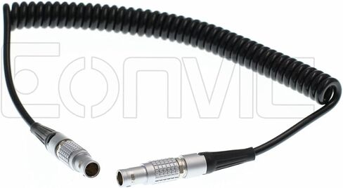 Eonvic 0B 3 دبوس إلى 2 دبوس كابل طاقة ملفوف ذكر لكاميرات Steadicam 12V Teradek Bolt/Arri Alexa in Saudi Arabia