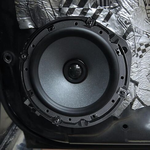 6.5'' Front Door Speaker Spacer Compatible with Honda Accord Civic CRV CRZ Insigh Odyssey Fit 6-6.75 inch Install Base Speaker Spacer Covers with 2 Wiring Harness in Kuwait