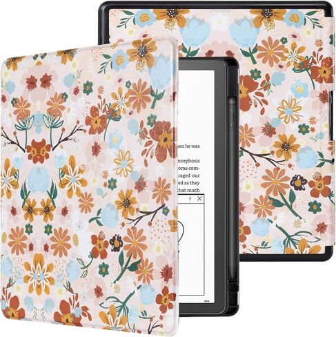 CoBak Case for Kindle Scribe - All New PU Leather Cover with Auto Sleep Wake Feature for Kindle Scribe 10.2" 2022 Released with Pen Holder in Saudi Arabia