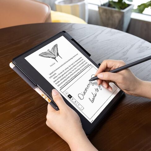 CoBak Case for Kindle Scribe - All New PU Leather Cover with Auto Sleep Wake Feature for Kindle Scribe 10.2" 2022 Released with Pen Holder in Saudi Arabia
