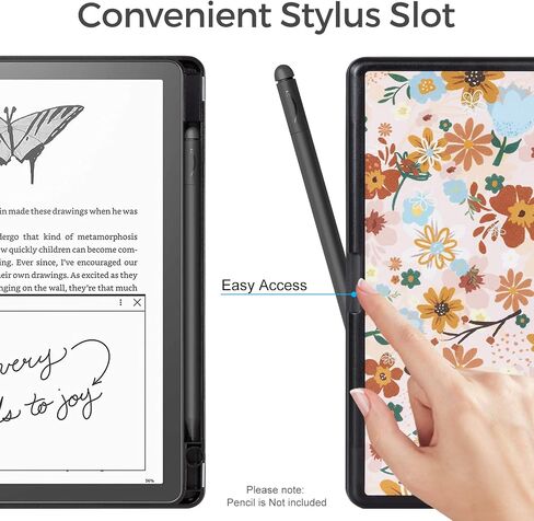 CoBak Case for Kindle Scribe - All New PU Leather Cover with Auto Sleep Wake Feature for Kindle Scribe 10.2" 2022 Released with Pen Holder in Saudi Arabia