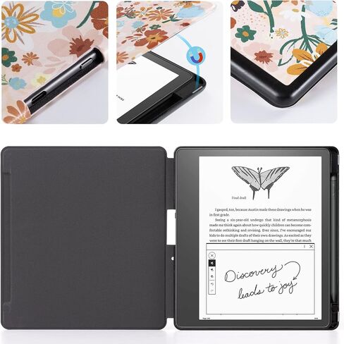 CoBak Case for Kindle Scribe - All New PU Leather Cover with Auto Sleep Wake Feature for Kindle Scribe 10.2" 2022 Released with Pen Holder in Saudi Arabia