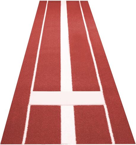 سجادة رمي الكرة اللينة مقاس 10 × 3 بوصات من Supvision مطاط رمي الكرة اللينة مع خط طاقة إسفنجي 5 مم متين وغير قابل للانزلاق in Kuwait