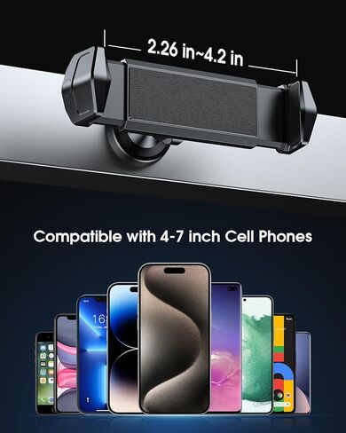 Gym Magnetic Phone Holder, 360° Adjustable Magnetic Phone Holder for Gym,【N55 Super Magnet】 Cell Phone Holder Compatible with All 4-7 Inch Smartphones, Great Gym Accessory in Kuwait