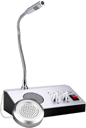 Window Speaker System, Intercom System for Business, Microphone Intercom, Window Intercom Speaker for Bank, Counter, Store, Restaurant in Saudi Arabia