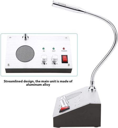 Window Speaker System, Intercom System for Business, Microphone Intercom, Window Intercom Speaker for Bank, Counter, Store, Restaurant in Saudi Arabia