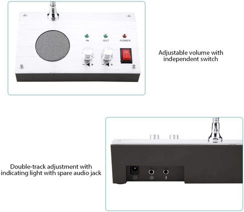 Window Speaker System, Intercom System for Business, Microphone Intercom, Window Intercom Speaker for Bank, Counter, Store, Restaurant in Saudi Arabia