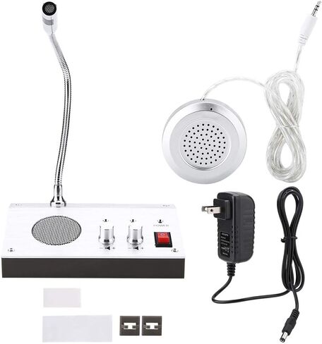 Window Speaker System, Intercom System for Business, Microphone Intercom, Window Intercom Speaker for Bank, Counter, Store, Restaurant in Saudi Arabia