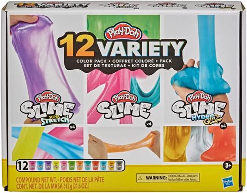 Play-Doh Nickelodeon Slime Rockin' Mix-ins Kit for Kids 4 Years and Up with 5 Colors and 3 Mix-in Bead Varieties, Non-Toxic in Saudi Arabia