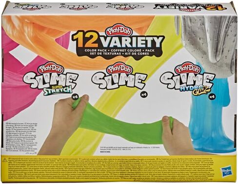 Play-Doh Nickelodeon Slime Rockin' Mix-ins Kit for Kids 4 Years and Up with 5 Colors and 3 Mix-in Bead Varieties, Non-Toxic in Saudi Arabia